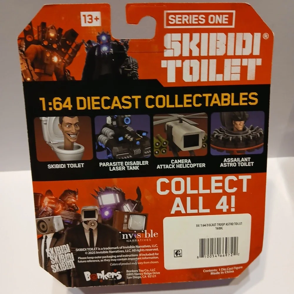 Bonkers Toys skibidi toilet